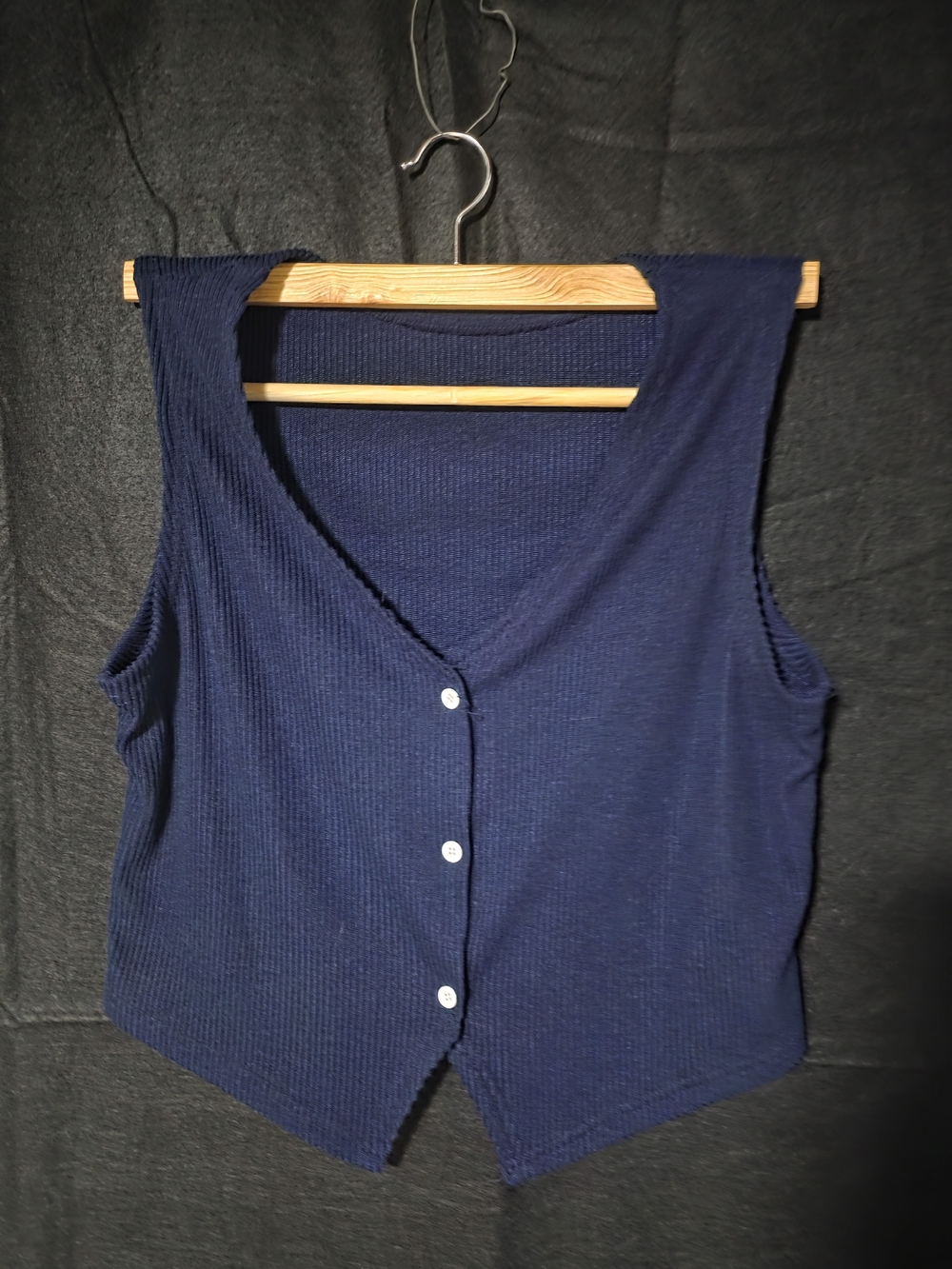 Women's Blue Sleeveless Tank Top